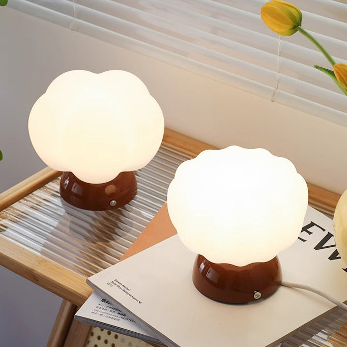 Modern Minimalist Pumpkin Cotton Shape Flush Mount Ceiling Light for Hallway