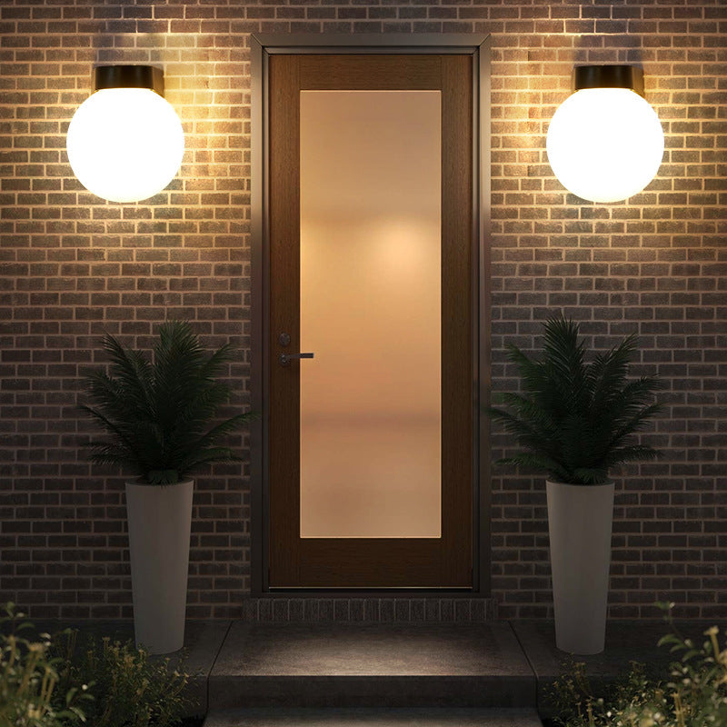 Modern Waterproof Polycarbonate Outdoor Wall Sconce Lamp - 1-Light Patio Fixture