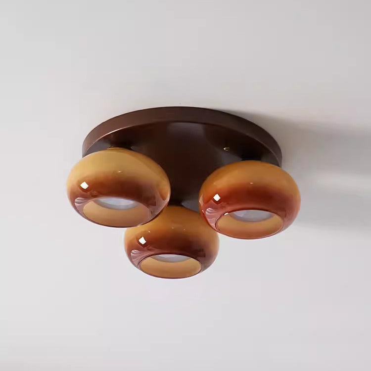 Contemporary Retro Round Oval Iron Glass Semi-Flush Mount Light for Living Room

Illuminate your living space with this stylish contemporary retro round oval iron glass semi-flush mount ceiling light. Designed to enhance any room, this fixture offers 3/5