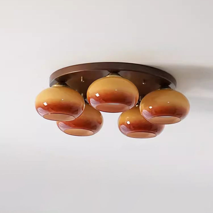 Contemporary Retro Round Oval Iron Glass Semi-Flush Mount Light for Living Room

Illuminate your living space with this stylish contemporary retro round oval iron glass semi-flush mount ceiling light. Designed to enhance any room, this fixture offers 3/5