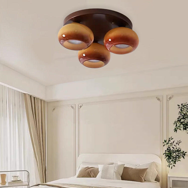 Contemporary Retro Round Oval Iron Glass Semi-Flush Mount Light for Living Room

Illuminate your living space with this stylish contemporary retro round oval iron glass semi-flush mount ceiling light. Designed to enhance any room, this fixture offers 3/5