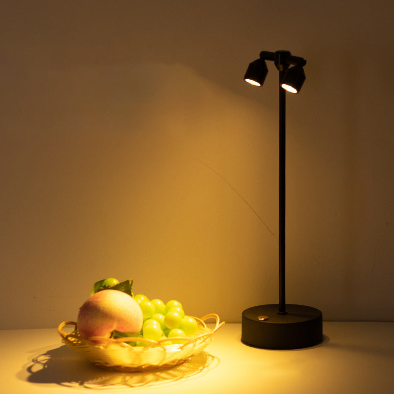Modern Minimalist Cylindrical Iron LED Table Lamp for Dining Room, Contemporary Home Lighting, Stylish Indoor Decor, Elegant Iron Table Lamp, Energy-Efficient LED Lighting, Minimalist Design, Perfect for Dining Table, Modern Home Accessories, Brighten You