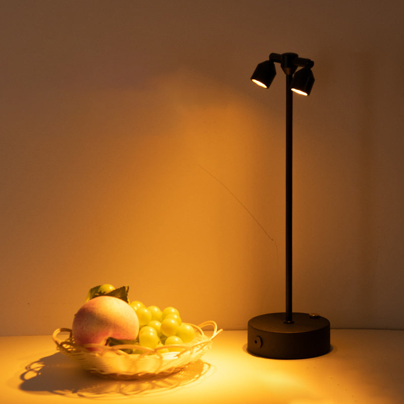 Modern Minimalist Cylindrical Iron LED Table Lamp for Dining Room, Contemporary Home Lighting, Stylish Indoor Decor, Elegant Iron Table Lamp, Energy-Efficient LED Lighting, Minimalist Design, Perfect for Dining Table, Modern Home Accessories, Brighten You