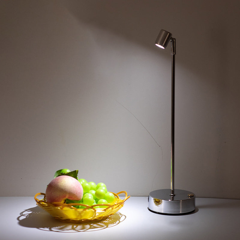 Modern Minimalist Cylindrical Iron LED Table Lamp for Dining Room, Contemporary Home Lighting, Stylish Indoor Decor, Elegant Iron Table Lamp, Energy-Efficient LED Lighting, Minimalist Design, Perfect for Dining Table, Modern Home Accessories, Brighten You