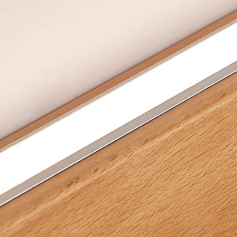 Japanese Solid Wood LED Wall Sconce Lamp - Minimalist Design, Eco-Friendly Lighting, Home Decor, Modern Interior, Soft Illumination, Energy Efficient
