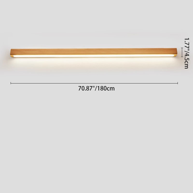Japanese Solid Wood LED Wall Sconce Lamp - Minimalist Design, Eco-Friendly Lighting, Home Decor, Modern Interior, Soft Illumination, Energy Efficient