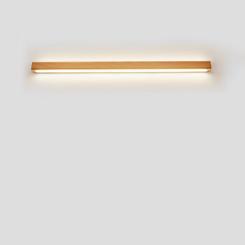 Japanese Solid Wood LED Wall Sconce Lamp - Minimalist Design, Eco-Friendly Lighting, Home Decor, Modern Interior, Soft Illumination, Energy Efficient