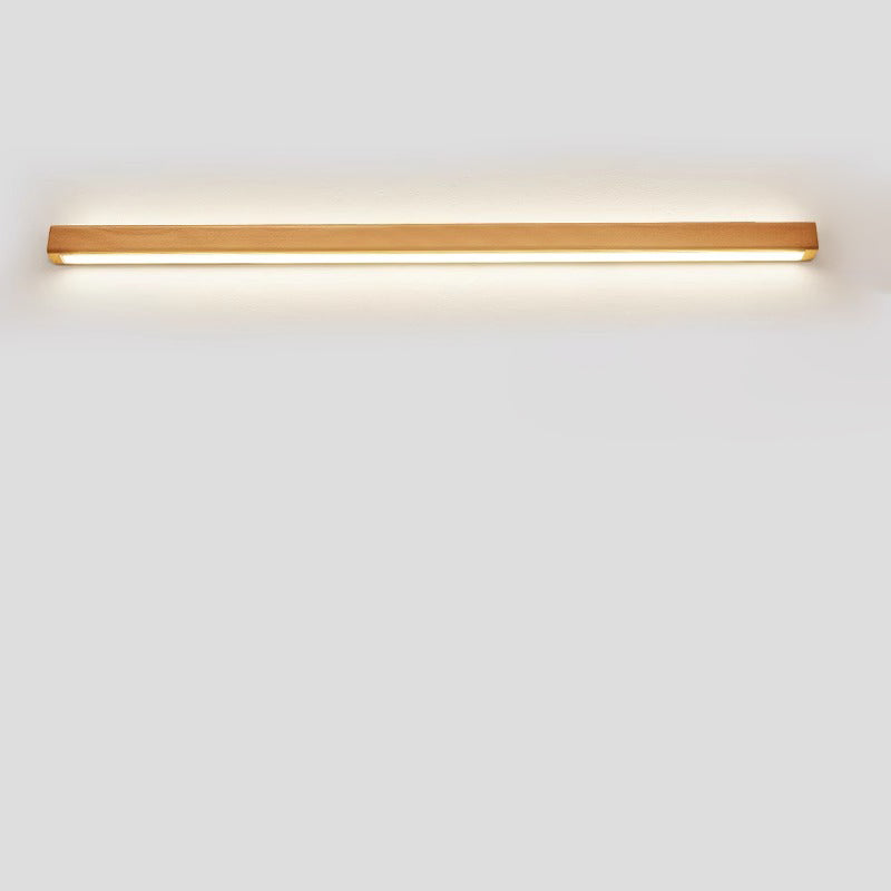 Japanese Solid Wood LED Wall Sconce Lamp – Minimalist Design, Energy Efficient Lighting
