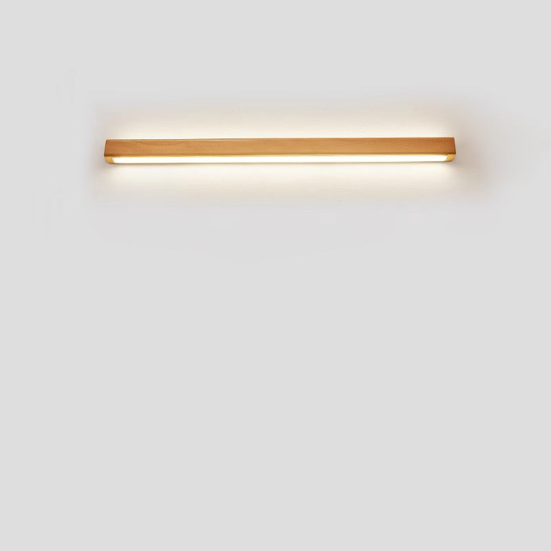 Japanese Solid Wood LED Wall Sconce Lamp - Minimalist Design, Eco-Friendly Lighting, Home Decor, Modern Interior, Soft Illumination, Energy Efficient