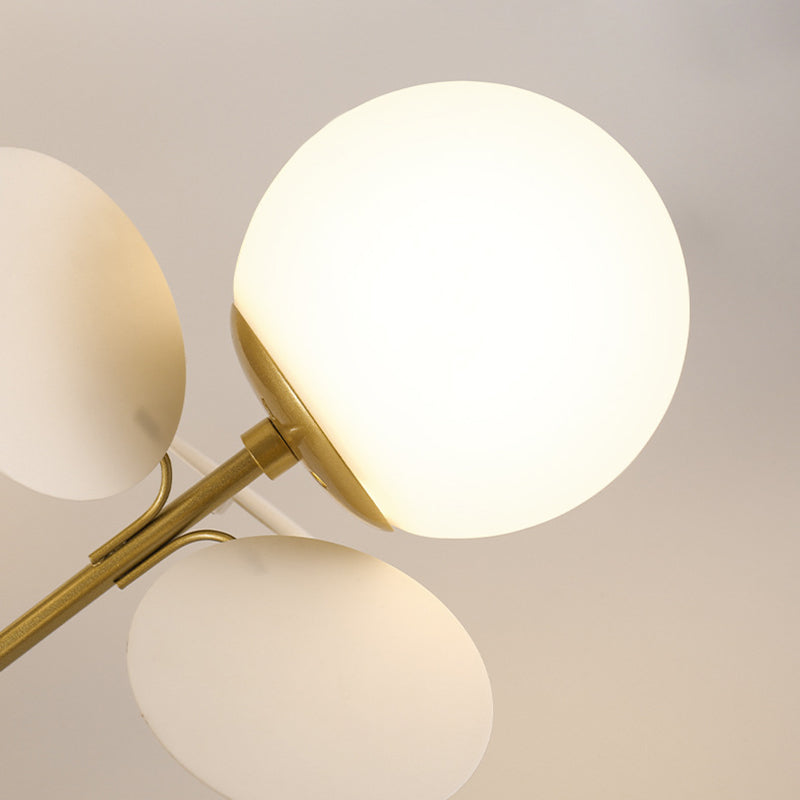 Contemporary Globe Flush Mount Ceiling Light - Metal & Glass 4/6/8 Lights for Bedroom  

Illuminate your bedroom with this modern flush mount ceiling light featuring a sleek globe design. Crafted from high-quality metal and glass, it offers versatile ligh