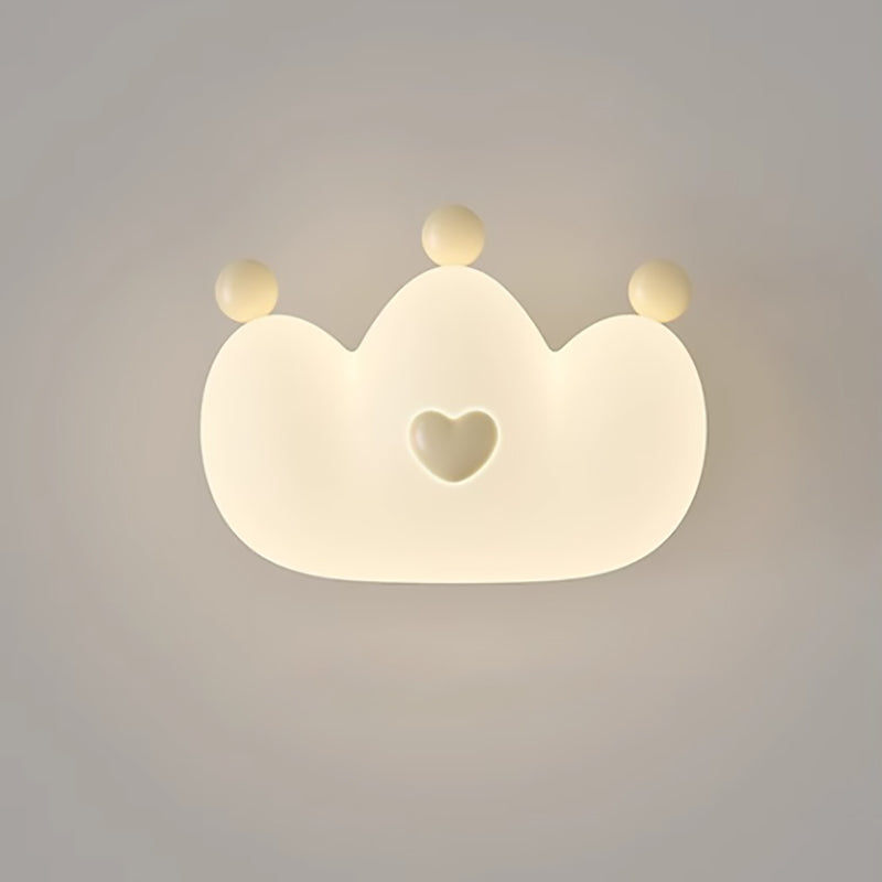 Kids Crown Animal Iron PE LED Wall Sconce Lamp for Bedroom Decor, Nursery Lighting, Children's Room Illumination, Cute Animal Wall Light, Modern Kids Decor, Adjustable LED Night Light, Playroom Wall Fixture, Kids Bedroom Accessories, Unique Animal Design