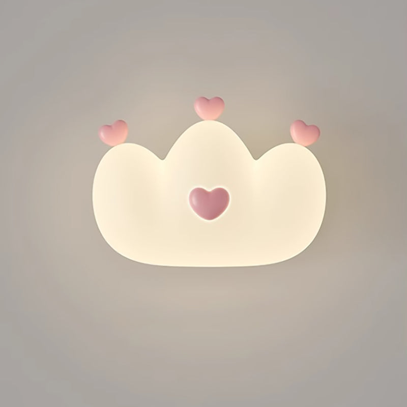 Kids Crown Animal Iron PE LED Wall Sconce Lamp for Bedroom Decor, Nursery Lighting, Children's Room Illumination, Cute Animal Wall Light, Modern Kids Decor, Adjustable LED Night Light, Playroom Wall Fixture, Kids Bedroom Accessories, Unique Animal Design