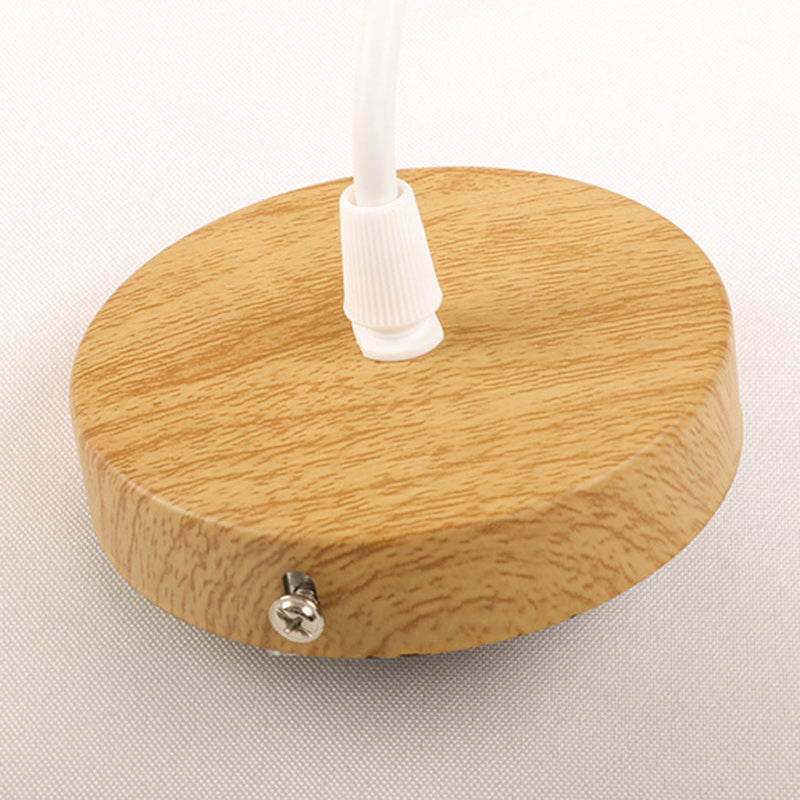 Traditional Japanese Hand-Woven Nan Bamboo Pendant Light for Living Room