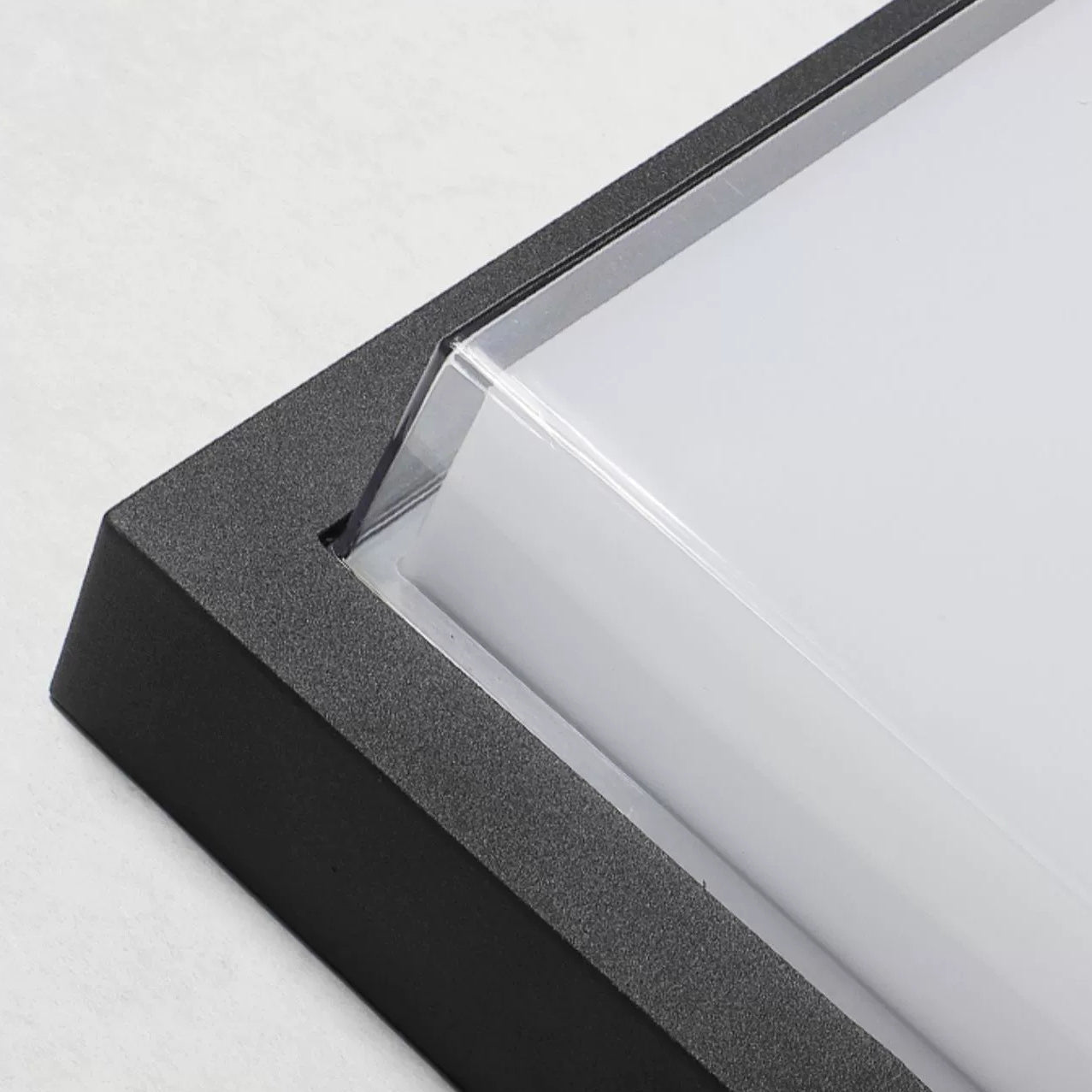 Modern Minimalist Waterproof LED Flush Mount Ceiling Light - Square Aluminum Frame for Outdoor Patio