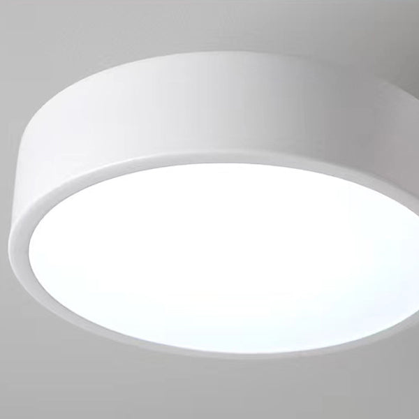 Modern Minimalist Iron Wood Acrylic LED Semi-Flush Mount Ceiling Light