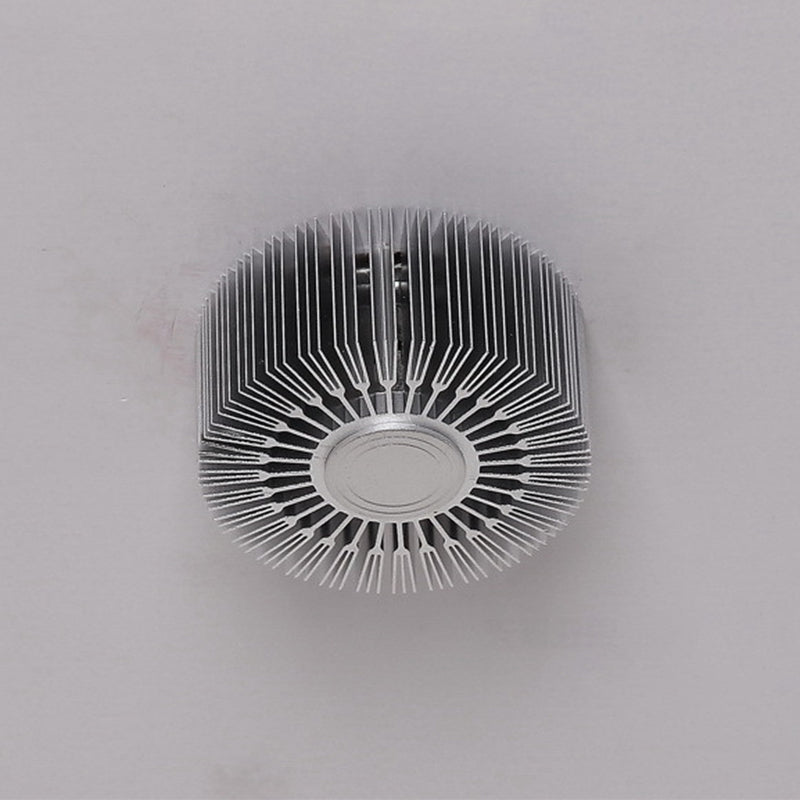 Contemporary Aluminum Round LED Flush Mount Ceiling Light for Hallway Entryway