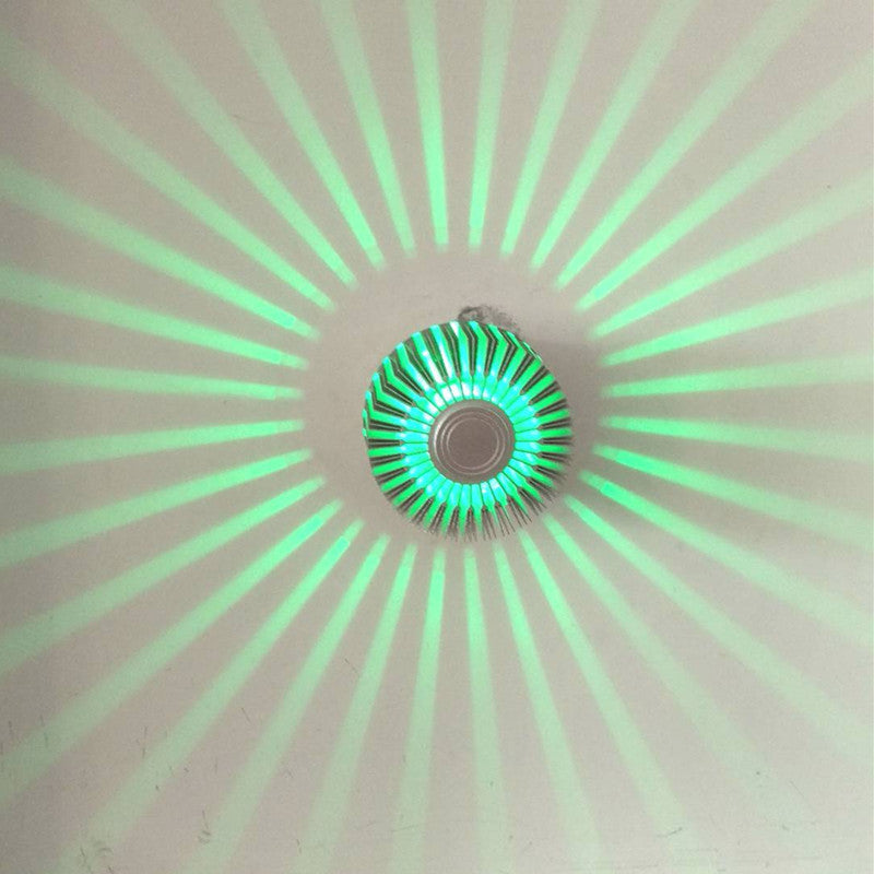 Contemporary Aluminum Round LED Flush Mount Ceiling Light for Hallway Entryway