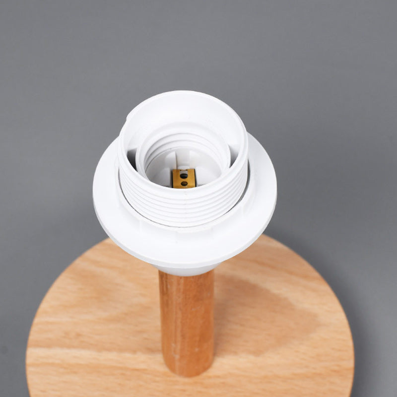 Traditional Japanese Cylinder Wood Table Lamp - 1-Light for Living Room

Illuminate your living space with this elegant Traditional Japanese Cylinder Wood Table Lamp. Designed with a unique cylindrical shape, this 1-light table lamp adds a touch of cultur