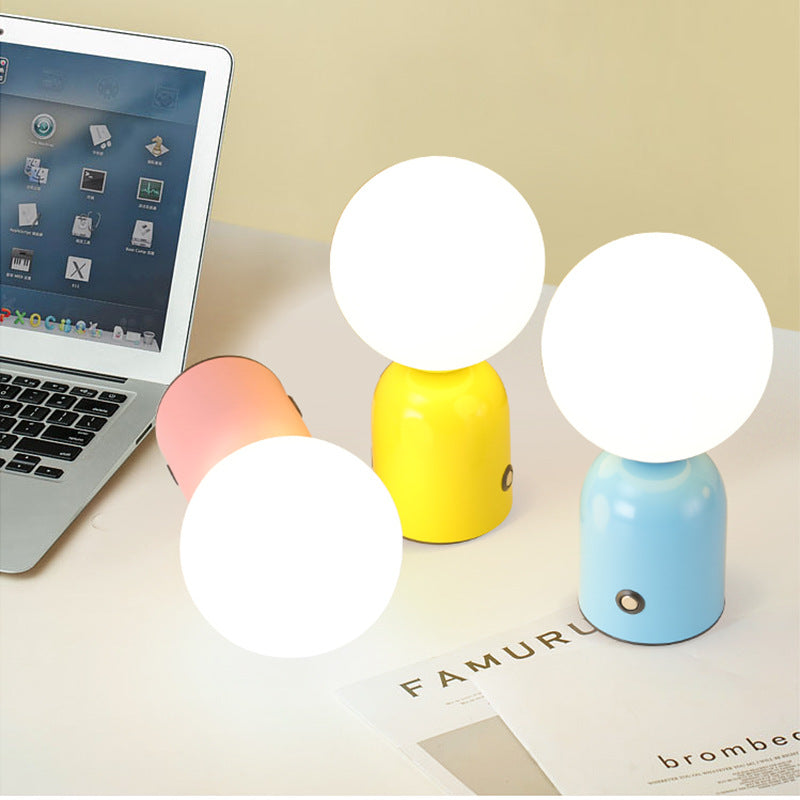 Contemporary Scandinavian Globe Iron Acrylic LED Table Lamp for Living Room  

Elevate your living space with this stylish Scandinavian-inspired table lamp. Featuring a sleek globe design, this lamp combines durable iron and elegant acrylic to create a mo