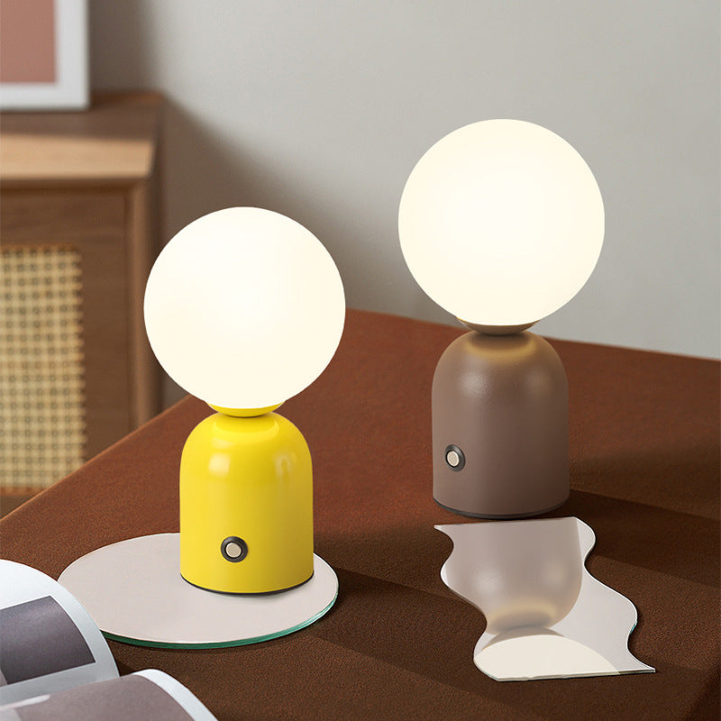 Contemporary Scandinavian Globe Iron Acrylic LED Table Lamp for Living Room  

Elevate your living space with this stylish Scandinavian-inspired table lamp. Featuring a sleek globe design, this lamp combines durable iron and elegant acrylic to create a mo