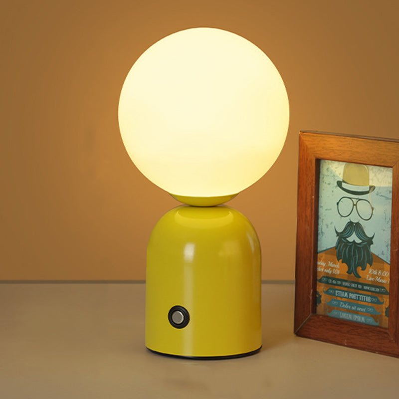 Contemporary Scandinavian Globe Iron Acrylic LED Table Lamp for Living Room  

Elevate your living space with this stylish Scandinavian-inspired table lamp. Featuring a sleek globe design, this lamp combines durable iron and elegant acrylic to create a mo