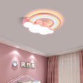 Contemporary Kids Flush Mount Ceiling Light, Iron Acrylic LED Light Fixture, Modern Flush Ceiling Lighting for Bedroom and Living Room, Stylish Flush Mount Lighting for Children’s Rooms, Energy-Efficient LED Kids Light, Decorative Flush Mount Ceiling Lamp