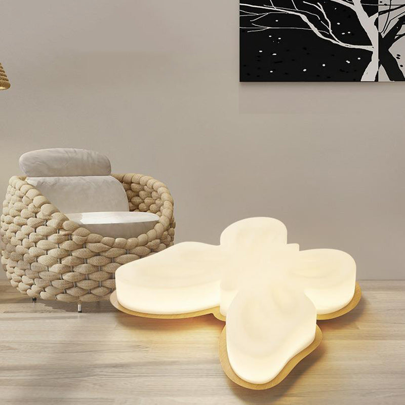 Contemporary Nordic Butterfly Iron Plastic LED Kids Semi-Flush Mount Ceiling Light Living Room Bedroom Modern Lighting Fixtures Childrens Room Decor Stylish Illumination Energy Efficient Design Playful Ceiling Light Fixture Home Decor Lighting for Kids