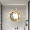 Contemporary Stainless Steel Acrylic Water Drop LED Wall Sconce for Bathroom