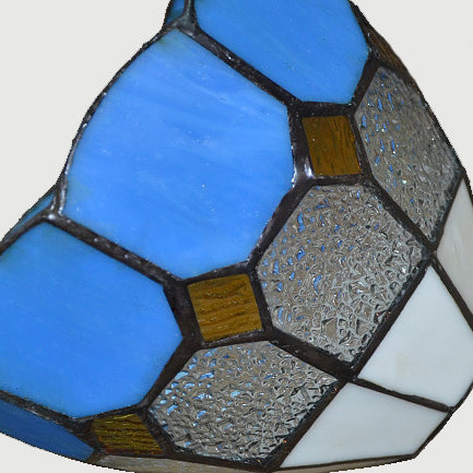 Traditional Tiffany Conical Stained Glass Chandelier - 3/5/6/8 Light Iron Hardware for Living Room