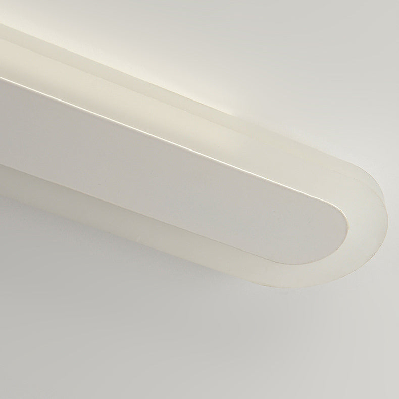 Modern Minimalist LED Wall Sconce - Rectangle Long Line Iron Acrylic Lamp for Living Room