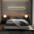 Modern Minimalist LED Wall Sconce - Rectangle Long Line Iron Acrylic Lamp for Living Room