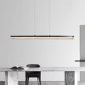 Modern Minimalist LED Island Light Chandelier for Dining Room - Long Strip Iron & Acrylic Design