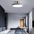 Modern Minimalist Round Acrylic LED Ceiling Light for Bedroom Semi-Flush Mount