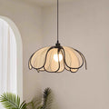 Contemporary Nordic Iron Plant Fiber 1-Light Pendant for Dining Room