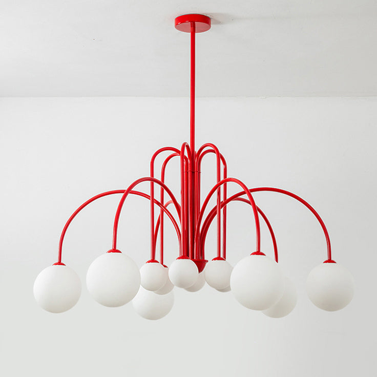 Contemporary Nordic Iron Frame Glass Globe Chandelier - 6/8/12-Light Options for Dining Room 

Illuminate your dining area with our stylish Contemporary Nordic Iron Frame Glass Globe Chandeliers. Available in 6, 8, or 12-light configurations, these modern