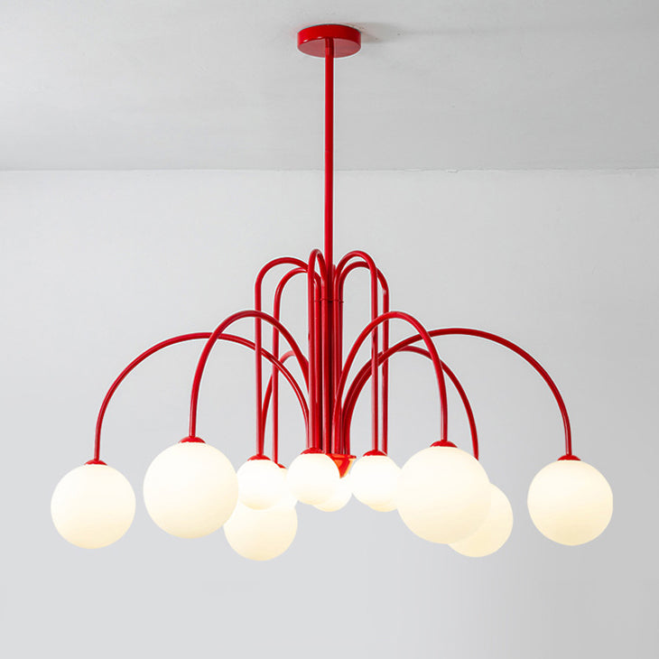 Contemporary Nordic Iron Frame Glass Globe Chandelier - 6/8/12-Light Options for Dining Room 

Illuminate your dining area with our stylish Contemporary Nordic Iron Frame Glass Globe Chandeliers. Available in 6, 8, or 12-light configurations, these modern
