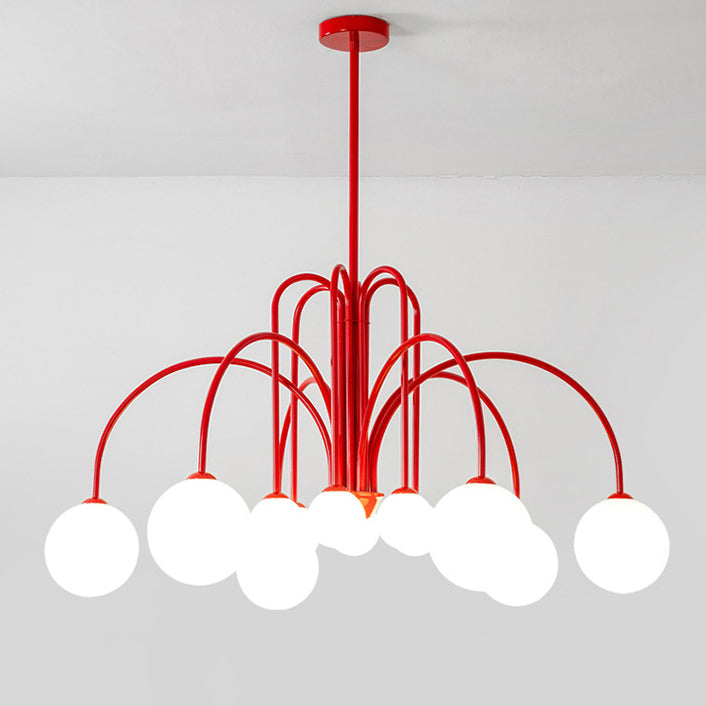 Contemporary Nordic Iron Frame Glass Globe Chandelier - 6/8/12-Light Options for Dining Room 

Illuminate your dining area with our stylish Contemporary Nordic Iron Frame Glass Globe Chandeliers. Available in 6, 8, or 12-light configurations, these modern