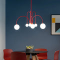 Contemporary Nordic Iron Frame Glass Globe Chandelier - 6/8/12-Light Options for Dining Room 

Illuminate your dining area with our stylish Contemporary Nordic Iron Frame Glass Globe Chandeliers. Available in 6, 8, or 12-light configurations, these modern