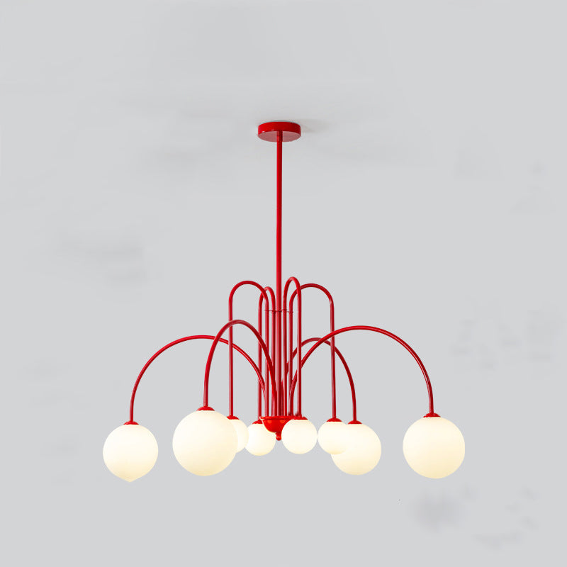Contemporary Nordic Iron Frame Glass Globe Chandelier - 6/8/12-Light Options for Dining Room 

Illuminate your dining area with our stylish Contemporary Nordic Iron Frame Glass Globe Chandeliers. Available in 6, 8, or 12-light configurations, these modern