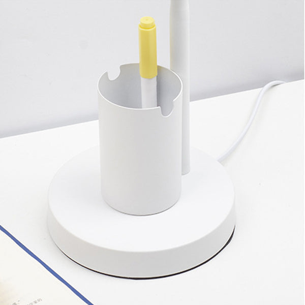 Modern Minimalist Iron Wood Adjustable Angle Table Lamp - Study Lighting 1-Light Design