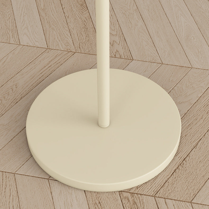 Modern Minimalist Pleated Fabric Iron Floor Lamp for Living Room