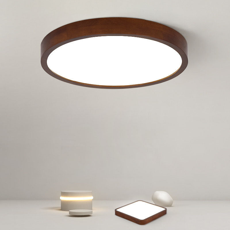 Modern Minimalist Round LED Flush Mount Ceiling Light for Bedroom