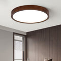 Modern Minimalist Round LED Flush Mount Ceiling Light for Bedroom