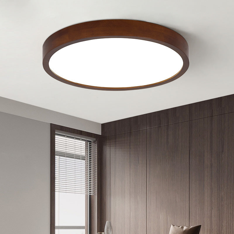 Modern Minimalist Round LED Flush Mount Ceiling Light for Bedroom
