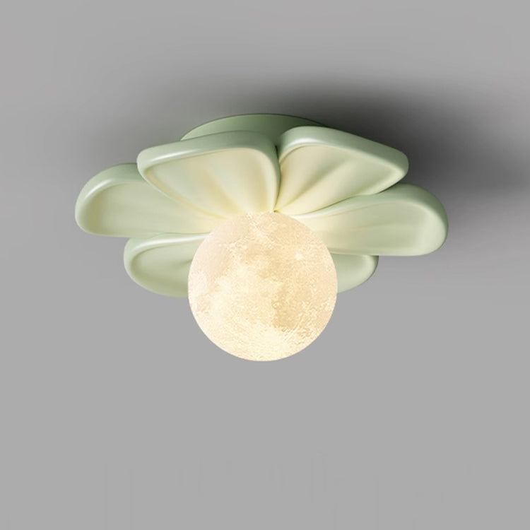 Contemporary Floral Cream Semi-Flush Mount Light for Hallway  

Elevate your hallway with this stunning contemporary cream floral ball semi-flush mount light. Crafted from durable iron and resin, its elegant design showcases a beautiful floral pattern, ad