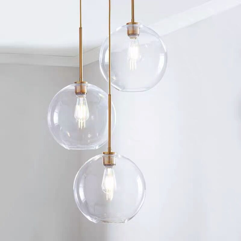 Modern Luxury Gradient Glass Pendant Light for Dining Room