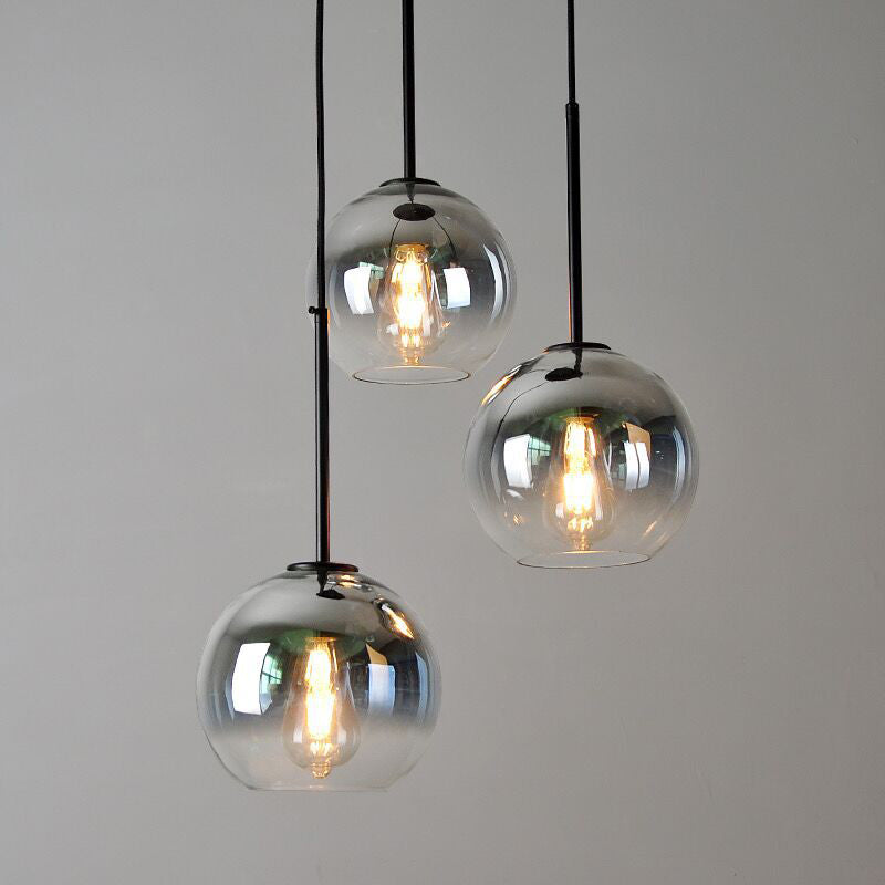 Modern Luxury Gradient Glass Pendant Light for Dining Room