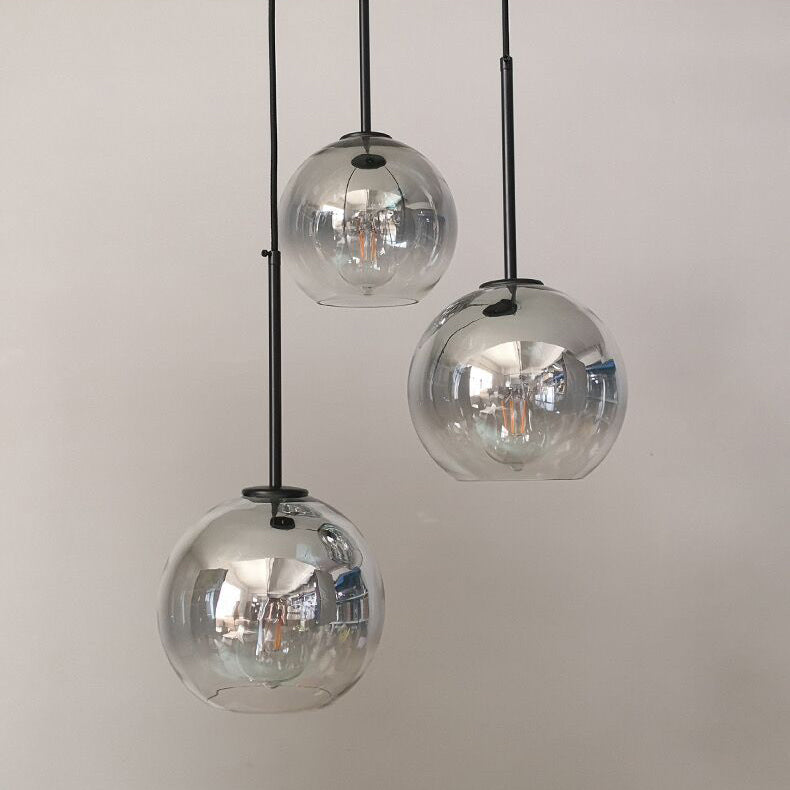 Modern Luxury Gradient Glass Pendant Light for Dining Room