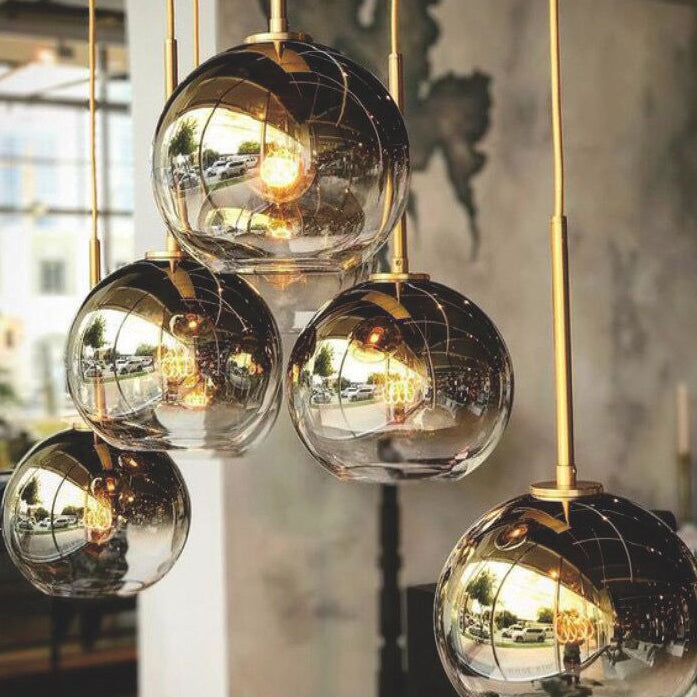 Modern Luxury Gradient Glass Pendant Light for Dining Room