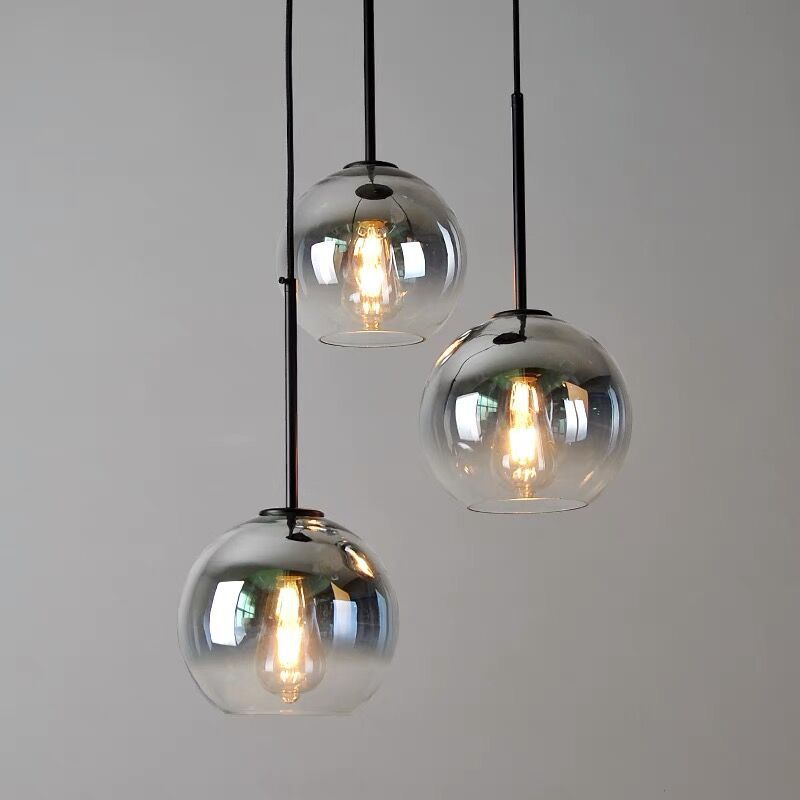 Modern Luxury Gradient Glass Pendant Light for Dining Room